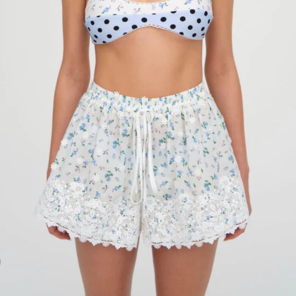 For Love & Lemons Muna Coverup Shorts